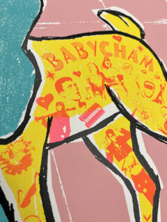Rob Timm Glory Babycham screen print 03