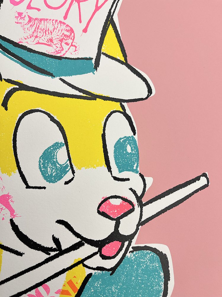 Rob Timm Glory Babycham screen print 04