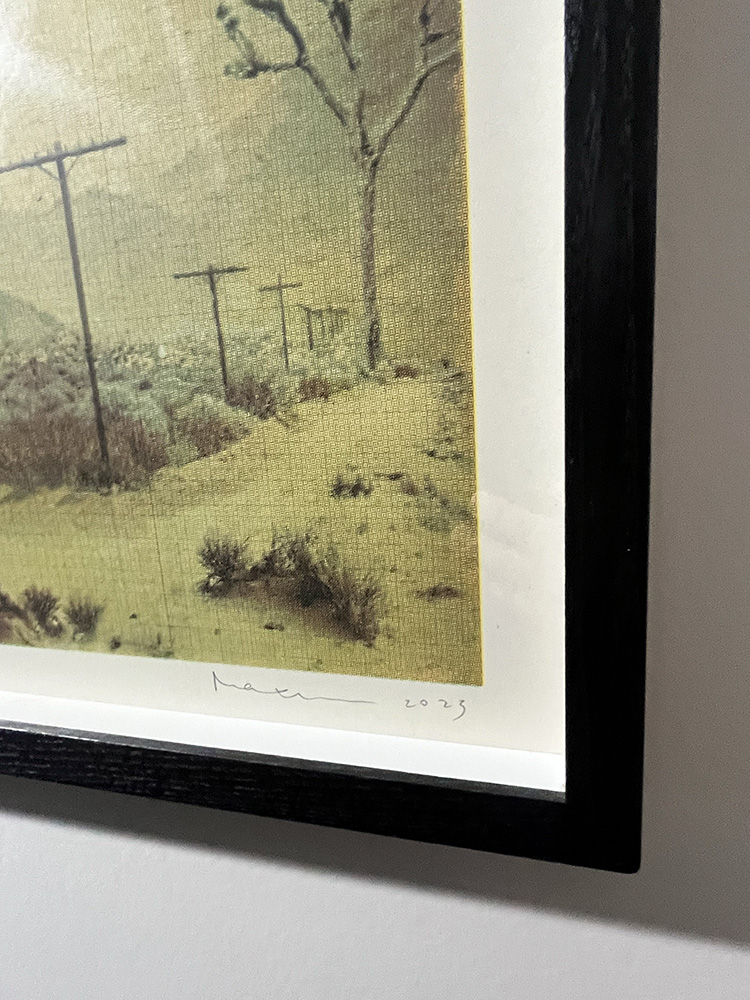 maxine gregson Ley Lines screen print 01