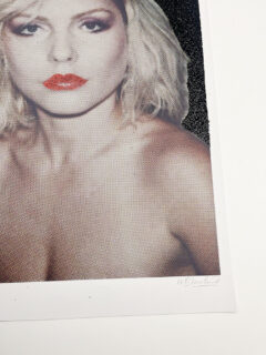 William Blanchard Debbie Harry black Glitter screen print 02