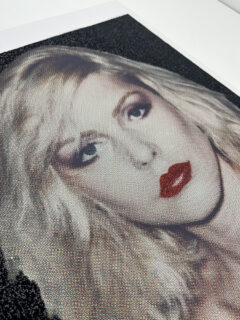 William Blanchard Debbie Harry black Glitter screen print 03