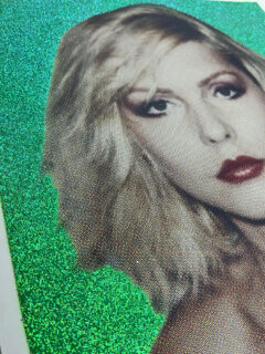 William Blanchard Debbie Harry green Glitter screen print 03