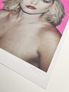 William Blanchard Debbie Harry pink Glitter screen print 02