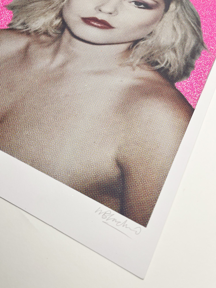 William Blanchard Debbie Harry pink Glitter screen print 02