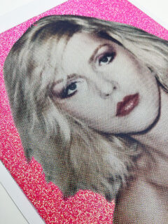 William Blanchard Debbie Harry pink Glitter screen print 03